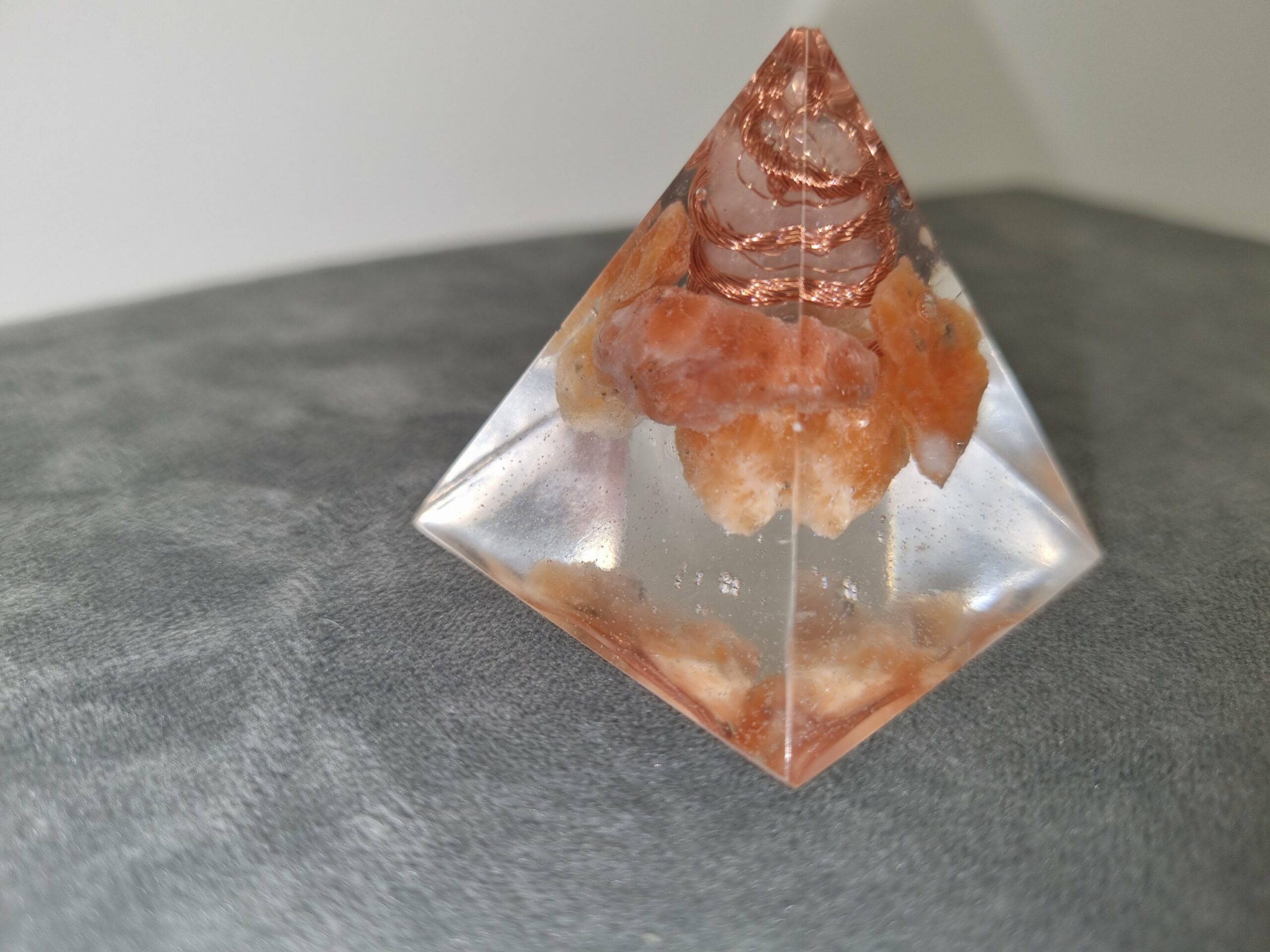 Orgonite Pyramide Blocages